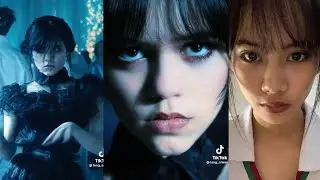 Wednesday Addams Dance - i'll Dance Dance Dance With My Hands Hands Hands - TIKTOK