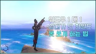 위도우 에임 아레나 9명 동시 처치!ㅣoverwatch 쯔네모