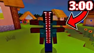 Si VES ESTO en tu MUNDO de MINECRAFT a las 3:00 AM… HUYEEE!