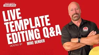 Live Photo Booth Template Editing Q&A | Photoshop Tips & Tricks (Sept 25, 2025) 