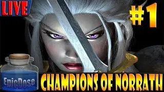 Let's Play Champions of Norrath: Realms of EverQuest - 2018 Live Gameplay! - 1080p - Part 1