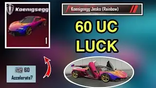 Koenigsegg Jesko - 60 UC Luck 😳 | PUBG