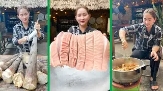 Mommy Chef Sros Cook Delicious PORK Belly Egg Recipe | Pork Belly Sweet  Cooking | Cooking with Sros