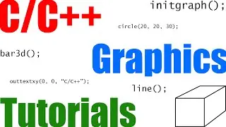 C/C++ Graphics Tutorial 16 | How to Print Value of Variables in Graphics Mode