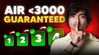 Time for your WIN - AIR Under 3000 Strategy for JEE 2025 #iitjee #jee2025