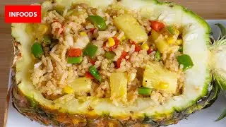 Pineapple Stir Fry Rice Recipe | How to Cook Fried Rice with Pineapple | Infoods