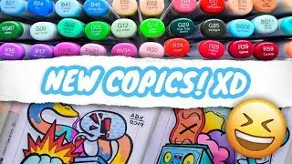 ✨NEW COPIC MARKERS✨| And a new doodle...