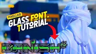 How To Make Multiply Colour Glass Font | Inner Glow Glass Font | in Pixellab | tecnhical danish 01