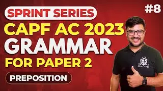 Capf AC paper 2 Grammar | Preposition 