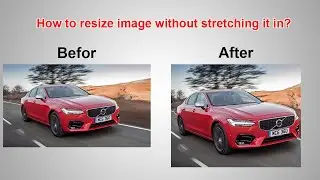 Resize image without stretching it in: Photoshop Tutorial
