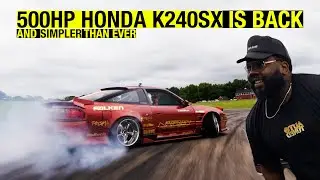 Drifting my Honda K24 powered Nissan 240SX at Hyper Fest | HertVlog 34