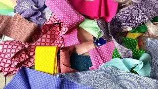 One simple way to sew beautifully from strips of fabric