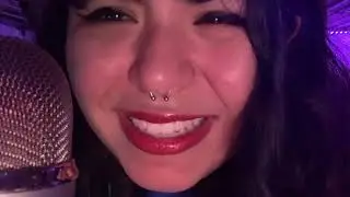 ASMR Lip Gloss Application and Slight Mouth Sounds