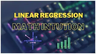 Linear Regression Math Intution With Animation | ML Series Part 1