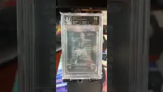 BGS Black Label Pristine 10 Patrick Mahomes II Absolute Football Glass Card at Dallas Card Show!