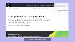 1- Pycharm Install