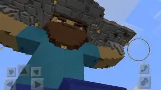 STEVE HOLDING A HOUSE ! ABSOLUTELY AMAZING!(MAP BUT I CAN MAKE)!