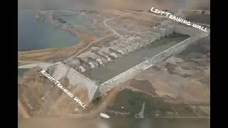 Kotha Barrage Ken Betwa Link Bird eye view