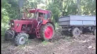 mtz 50 fahordás,elakadás