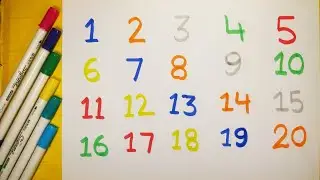 Learn Easy Counting from 1 to 20 for kids - Preschool numbers counting | 1 2 3 counting for children