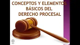 CONCEPTOS Y ELEMENTOS BÁSICOS DEL DERECHO PROCESAL CIVIL