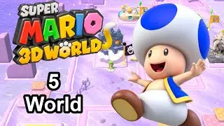 Super Mario 3D World World 5, 100% Complete Walkthrough