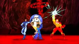 Marvel VS Capcom 2 - Iceman/Megaman/Iron Man - Expert Difficulty Playthrough