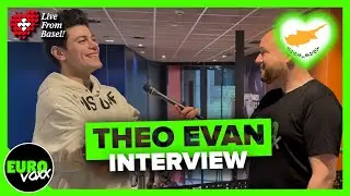 🇨🇾 THEO EVAN - SHH (INTERVIEW) // Cyprus Eurovision 2025 // Live from Basel 🇨🇭