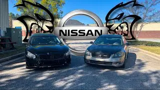 SRT ALTIMA AND THE HELLTIMA CUTTING UP IN TRAFFIC POV😈