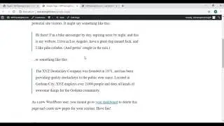 Video 15 – How to Add New Pages and Edit the Existing Pages in WordPress