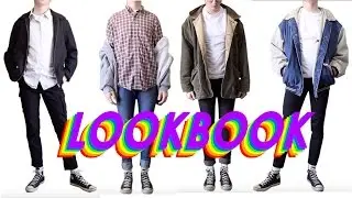 How I Style Black/White Hightop Converse (LOOKBOOK)