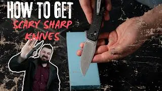 how to sharpen on a whetstone (THE EASY WAY)