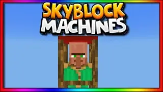 Minecraft : Lets Play Minecraft  BedRock  Skyblock Machines Ep 1  " Love This  "
