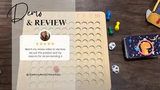 Review and Demo - Educational Fun with the PETBSNVB Wooden Multiplication Game!