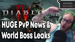 Diablo 4 Endgame Reaction | HUGE PvP NEWS & World Boss