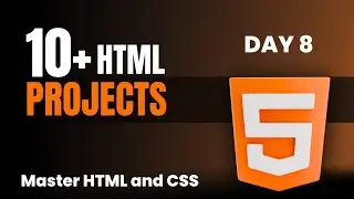 10+ Only HTML Projects in 2 Hour 👨‍💻 Html Projects For Beginners 