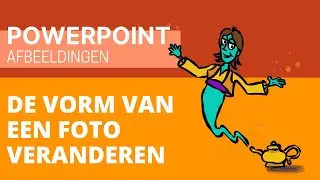 Hoe je een foto rond maakt in PowerPoint