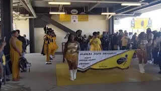 ASU Mighty Marching Hornets Marching in Homecoming 2022 vs JSU
