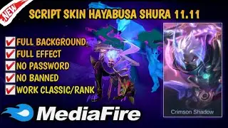 SCRIPT SKIN HAYABUSA SHURA 11.11 NO PASSWORD || NOBITA OYY.
