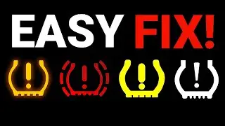 How to Fix & Reset Tire Pressure Monitoring System (TPMS) Warning Light Stays On or Flashing