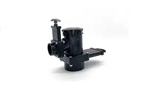 Valterra San Tee Double Rotating Valve, Mess Free Waste Valve 3" Hub x 1.5" Hub x 3" Bayonet Cap T18
