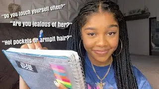 ASMR- Asking You EXTREMELY Personal Questions Pt.2 😋📝(WRITING SOUNDS, PEN NOMS)