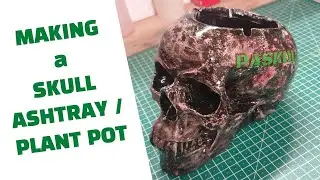 How to make a Skull Ashtray / Plant Pot