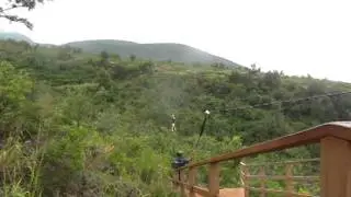 Zipline landing