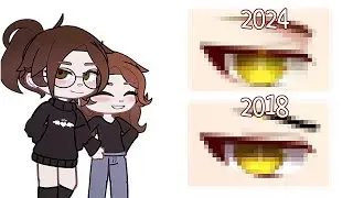 eye edit 2024 vs 2018•gacha trend | Limoon |