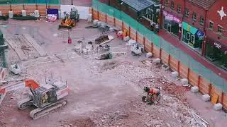 “Drone Footage: Demolition of Cannock Multi-Storey Car Park | Urban Change from Above”