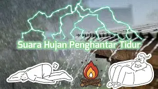 SUARA HUJAN PENGHANTAR TIDUR | PENGHILANG STRES DAN TIDUR NYENYAK