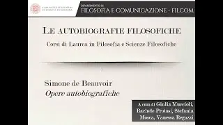 autobiografie filosofiche