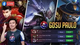 ⭕ [ENG/TAG] BIRTHDAY STREAM! | GOSU PAULO | ALL ROLES | MLBB