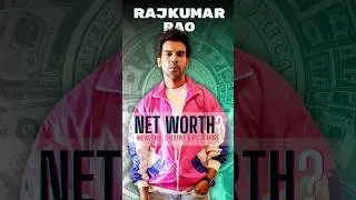 The Rise of Rajkummar Rao: Net Worth Revealed | RAJKUMAR RAO #bollywood #shorts